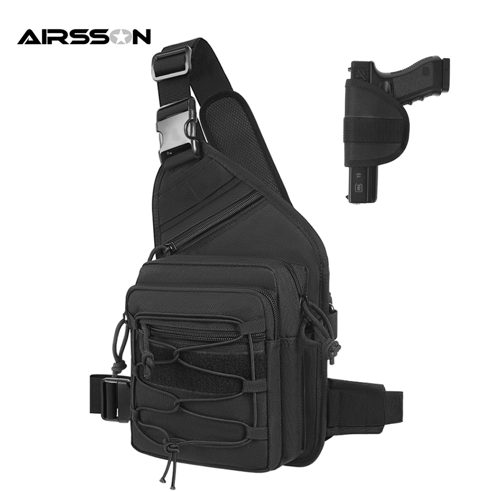 Outdoor Gun Holster Bag Concea - đánh giá và giá Edc Concealed Carry Sling Bag